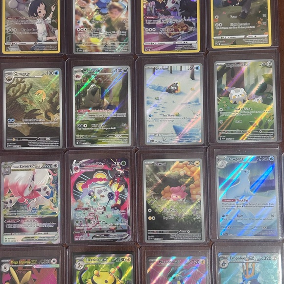 Pokemon Card Lot 100 OFFICIAL TCG Cards 20 HOLOS  +4 FULL ART/VSTAR / VMAX OR EX - Picture 4 of 9
